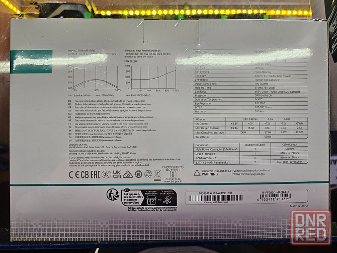 Блок питания PF600 80+ Донецк - изображение 2