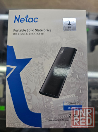 Внешний SSD NETAC Z Slim 2Tb Донецк - изображение 1