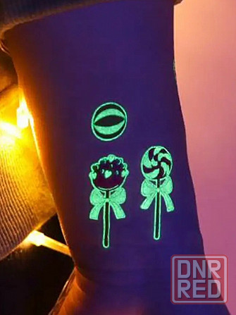 Тату,временные татуировки, светящиеся в темноте Донецк - изображение 3