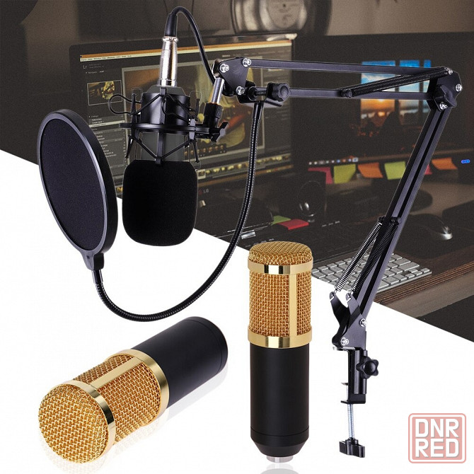 Микрофон - BM-800, конденсаторный, для компьютера Донецк - изображение 5
