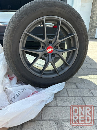 Продам комплект колес диски HRE+ шины Continental ContiProContact 235 55 R17 Донецк - изображение 1
