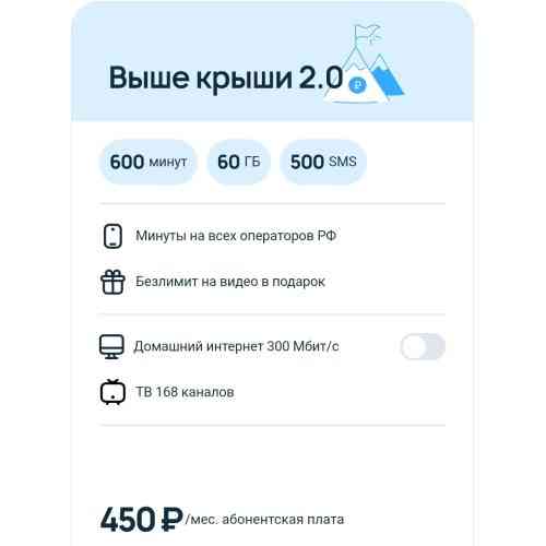 Стартовый пакет +7Телеком Макеевка