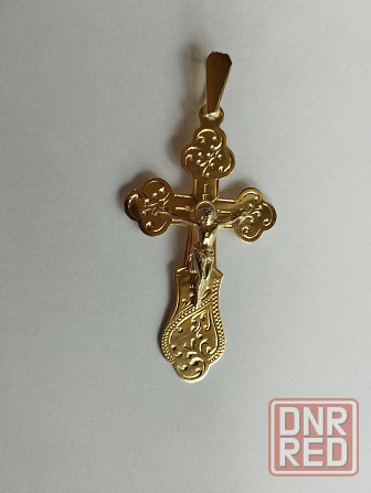 Золотой крест 585 проба Донецк - изображение 2