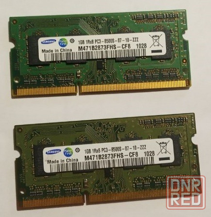 Оперативная память SAMSUNG DDR3 для ноутбука 2 шт. х 1Гб. Донецк - изображение 2