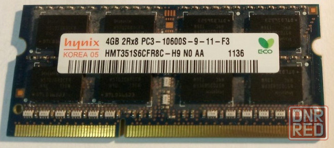 Оперативная память Hynix DDR3 4GB 1333MHz. Донецк - изображение 1
