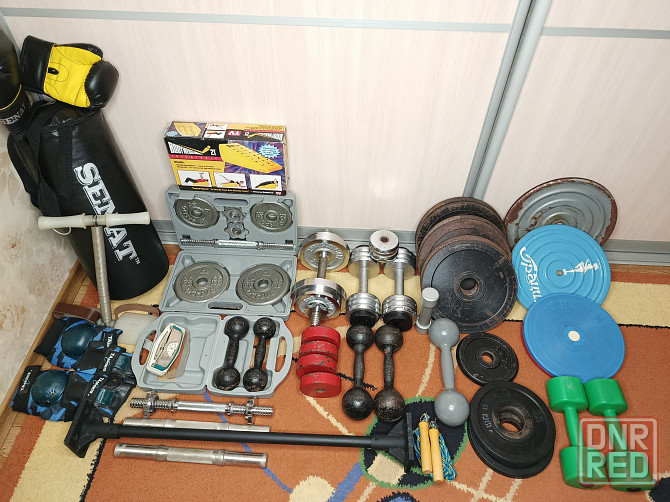 Здоровье спорт гиря экспандер ролики бокс Донецк - изображение 1