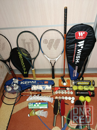 Ракетка для большого тенниса металл-2 ссср бадминтон Донецк - изображение 1