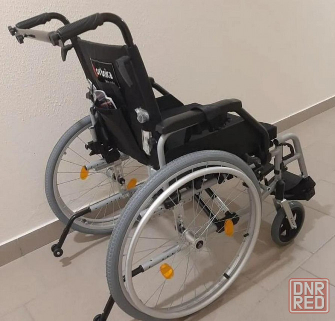 инвалидная коляска для дома и улицы складная лёгкая Донецк - изображение 7
