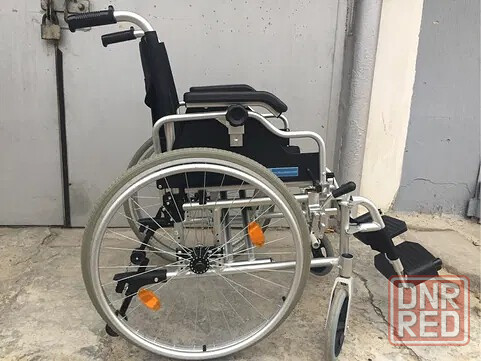 инвалидная коляска для дома и улицы складная лёгкая Донецк - изображение 6