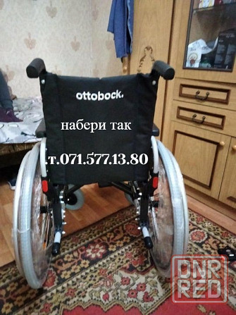инвалидная коляска для дома и улицы складная лёгкая Донецк - изображение 3