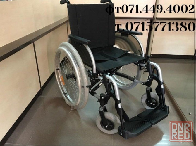 инвалидная коляска для дома и улицы складная лёгкая Донецк - изображение 1