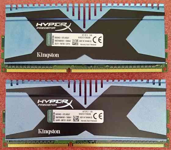 DDR3 4Gb + 4Gb 2133MHz (PC3-17000) Kingston HyperX Predator - KHX21C11T2K2/8X - DDR3 8Gb Донецк