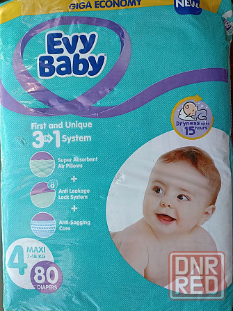 Подгузники Evy Baby 4 Донецк - изображение 1