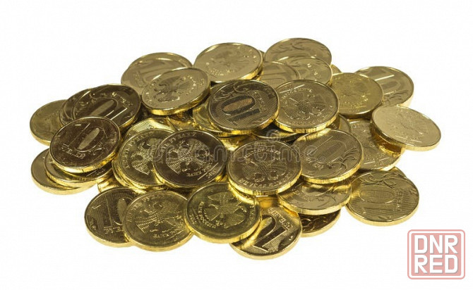Продам 10 рублёвые монеты в наличии 5 тс рублей Донецк - изображение 1