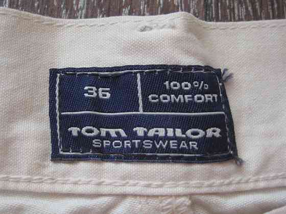 Мужские шорты бермуды Tom Tailor. Цвет кремовый. Размер 50-52. Донецк