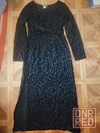 Продам платье бархатное очень длинное , р. 42 Донецк - изображение 2