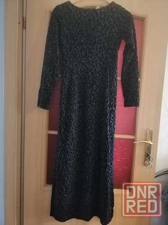 Продам платье бархатное очень длинное , р. 42 Донецк - изображение 3