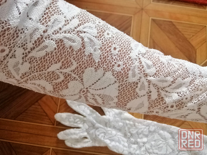 Продам свадебные гипюровые перчатки очень длинные Донецк - изображение 6