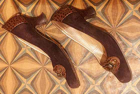 Туфли коричневые с украшением Донецк