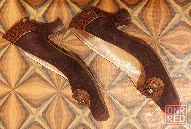Туфли коричневые с украшением Донецк - изображение 1