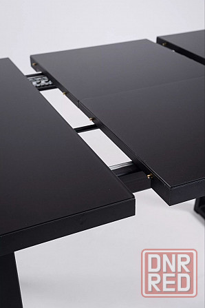Стол кухонный раскладной,  цвет черный, каленое стекло Макеевка - изображение 6