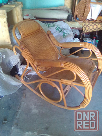 кресло качалка из ротанга Донецк - изображение 2