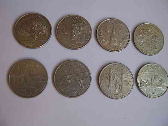 Монеты сша 25 цент Парки Штаты Донецк