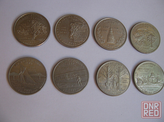 Монеты сша 25 цент штаты и территории коллекционные Донецк - изображение 3
