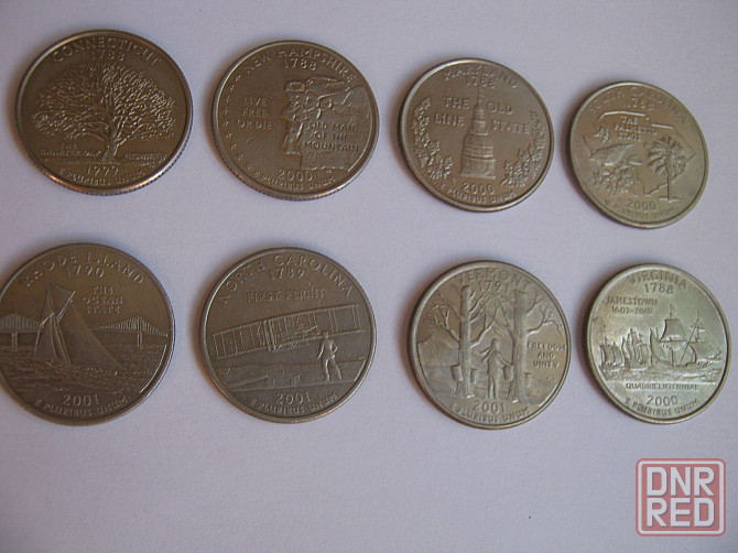 Монеты сша 25 цент штаты и территории коллекционные Донецк - изображение 6