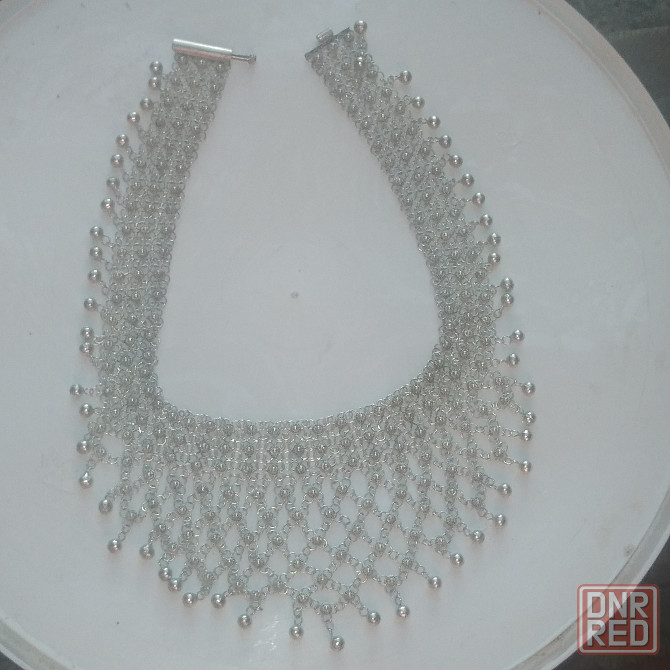 Колье из серебра 925 пробы. Винтаж. Донецк - изображение 1