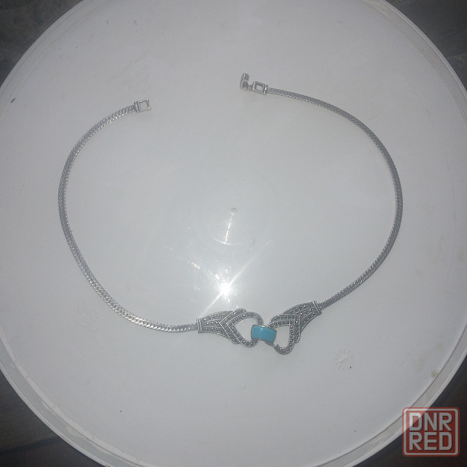 Колье из серебра 925 пробы змейка. Винтаж. Донецк - изображение 6