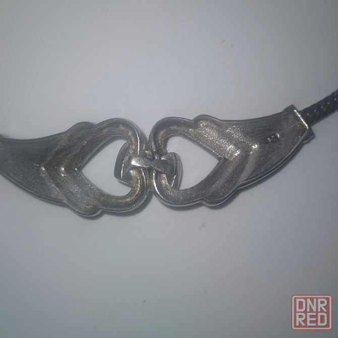 Колье из серебра 925 пробы змейка. Винтаж. Донецк - изображение 4