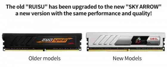 64Gb (2x32Gb) DDR4-3200 Geil 2G06V CL18-1.35V Новая Оригинал! Донецк