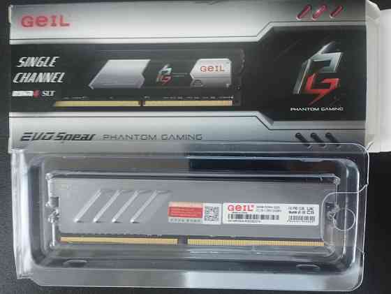 64Gb (2x32Gb) DDR4-3200 Geil 2G06V CL18-1.35V Новая Оригинал! Донецк