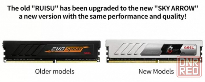 64Gb (2x32Gb) DDR4-3200 Geil 2G06V CL18-1.35V Новая Оригинал! Донецк - изображение 3