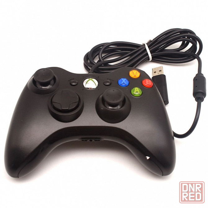 Проводной геймпад Xbox 360 (не оригинал). Маяк М27. Донецк - изображение 1