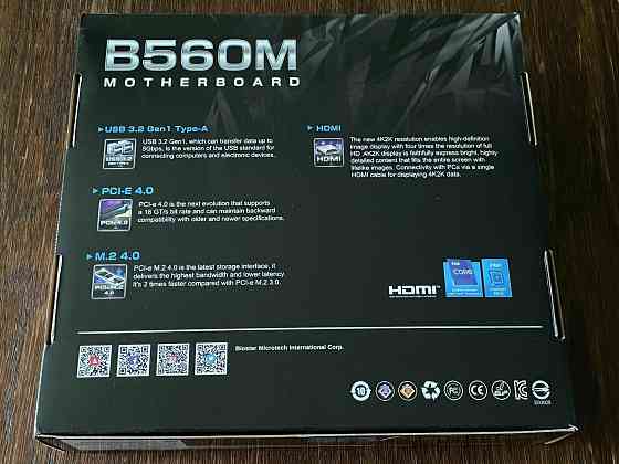 Материнская плата Biostar B560MX-E PRO (s1200, Intel B560) Донецк