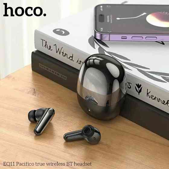 Беспроводные наушники Hoco EQ11 внутриканальные, сенсорные, с микрофоном, черный Макеевка