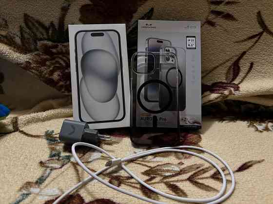 Продам iPhone 15 128 Black с e-sim, на гарантии Донецк