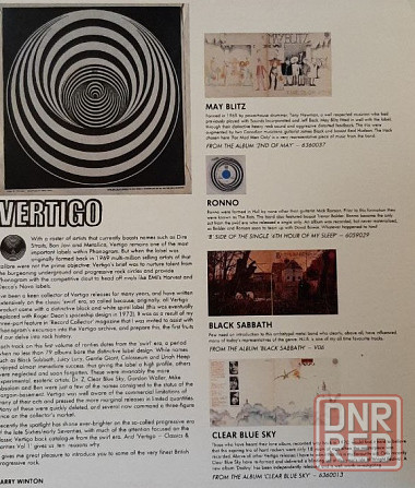 Vertigo Classics And Rarities LP. Made in U.K. Донецк - изображение 4