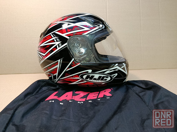 Мото шлем мотошлем мотоциклетный HJC ссср 1980г Валмиерский Моргуновка Донецк - изображение 2