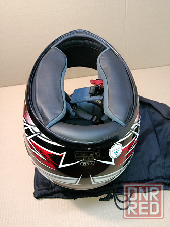 Мото шлем мотошлем мотоциклетный HJC ссср 1980г Валмиерский Моргуновка Донецк - изображение 3