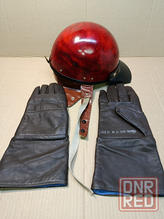 Мото шлем мотошлем мотоциклетный HJC ссср 1980г Валмиерский Моргуновка Донецк - изображение 5