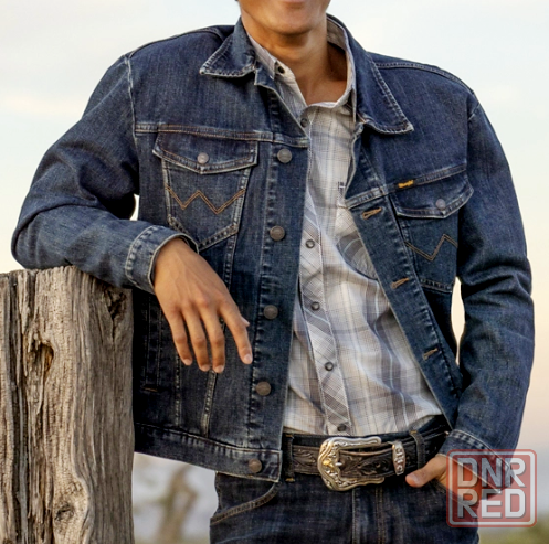 Джинсовая куртка Wrangler (оригинал) р. XXL, RU 54 Донецк - изображение 1