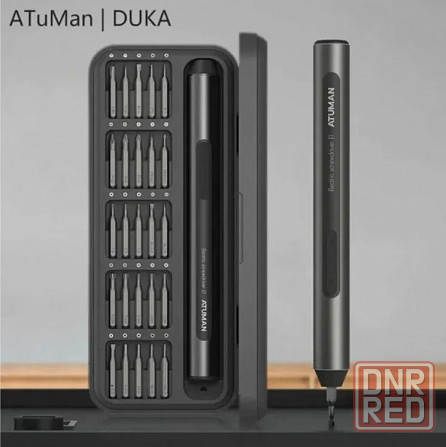 Отвертка электрическая Xiaomi DUKA/AtuMan E1 Precision Electric Screwdriver Set (черная) Макеевка - изображение 1