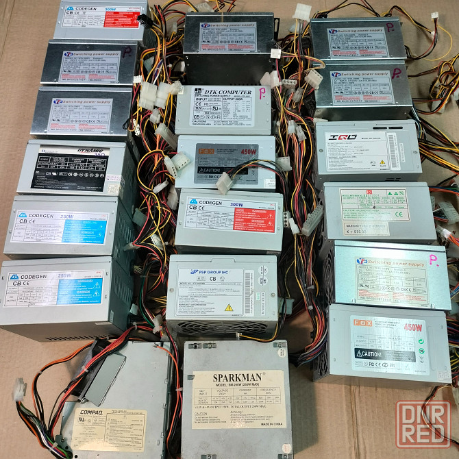 Запчасти компьютер пк системный блок питания провод кабель Донецк - изображение 1