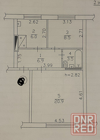 Продается 2 ком. квартира , пл. Свободы в Кировском р-н. г. Донецка Донецк - изображение 9