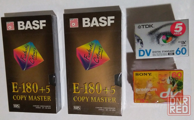 Видеокассеты новые vhs,minidv Донецк - изображение 1
