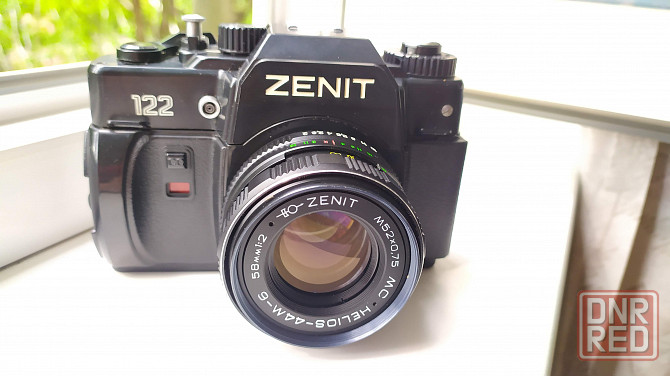 Фотоаппарат пленочный Зенит 122 с объективом MC Helios 44m-6 Донецк - изображение 5