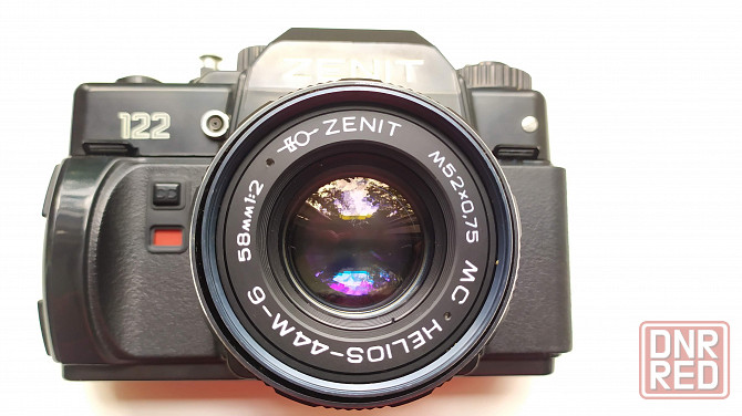Фотоаппарат пленочный Зенит 122 с объективом MC Helios 44m-6 Донецк - изображение 3